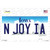 N Joy IA Iowa Novelty Sticker Decal