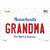 Grandma Massachusetts Novelty Sticker Decal