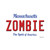 Zombie Massachusetts Novelty Sticker Decal