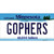 Gophers Minnesota State Novelty Sticker Decal