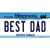 Best Dad Minnesota State Novelty Sticker Decal