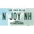 N Joy NH New Hampshire State Novelty Sticker Decal