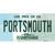 Portsmouth New Hampshire State Novelty Sticker Decal