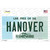 Hanover New Hampshire State Novelty Sticker Decal