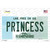 Princess New Hampshire State Novelty Sticker Decal