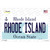 Rhode Island State Novelty Sticker Decal