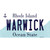 Warwick Rhode Island State Novelty Sticker Decal