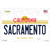 Sacramento California Novelty Sticker Decal