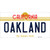 Oakland California Novelty Sticker Decal