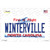 Winterville North Carolina State Novelty Sticker Decal