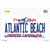 Atlantic Beach North Carolina State Novelty Sticker Decal