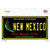New Mexico Black State Novelty Sticker Decal