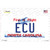 ECU North Carolina Novelty Sticker Decal