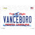 Vanceboro North Carolina Novelty Sticker Decal