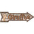 Giraffes Novelty Metal Arrow Sign