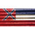 Mississippi Corrugated Flag Novelty Sticker Decal