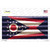 Ohio Corrugated Flag Novelty Sticker Decal