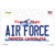 Air Force North Carolina State Novelty Sticker Decal