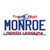 Monroe North Carolina State Novelty Sticker Decal