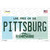 Pittsburg New Hampshire Novelty Sticker Decal