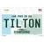 Tilton New Hampshire Novelty Sticker Decal