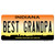 Best Grandpa Indiana Novelty Sticker Decal