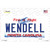 North Carolina Wendell Novelty Sticker Decal