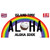 Aloha Coconut Hawaii Novelty Sticker Decal