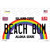 Beach Bum Hawaii Novelty Sticker Decal