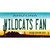Wildcats Fan Novelty Sticker Decal