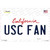 USC Fan Novelty Sticker Decal