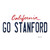 Go Stanford Novelty Sticker Decal