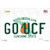 Go UCF Novelty Sticker Decal