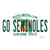 Go Seminoles Novelty Sticker Decal