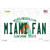 Miami Fan Novelty Sticker Decal