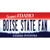 Boise State Fan Novelty Sticker Decal