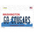 Go Cougars Washington Novelty Sticker Decal