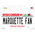 Marquette Fan Novelty Sticker Decal