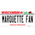 Marquette Fan Novelty Sticker Decal