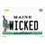 Wicked Maine Novelty Sticker Decal