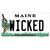 Wicked Maine Novelty Sticker Decal
