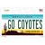 Go Coyotes Novelty Sticker Decal
