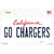 Go Chargers Novelty Sticker Decal