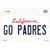 Go Padres Novelty Sticker Decal