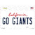 Go Giants Novelty Sticker Decal
