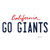 Go Giants Novelty Sticker Decal