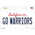 Go Warriors Novelty Sticker Decal