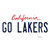 Go Lakers Novelty Sticker Decal