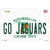 Go Jaguars Novelty Sticker Decal