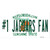 Number 1 Jaguars Fan Novelty Sticker Decal